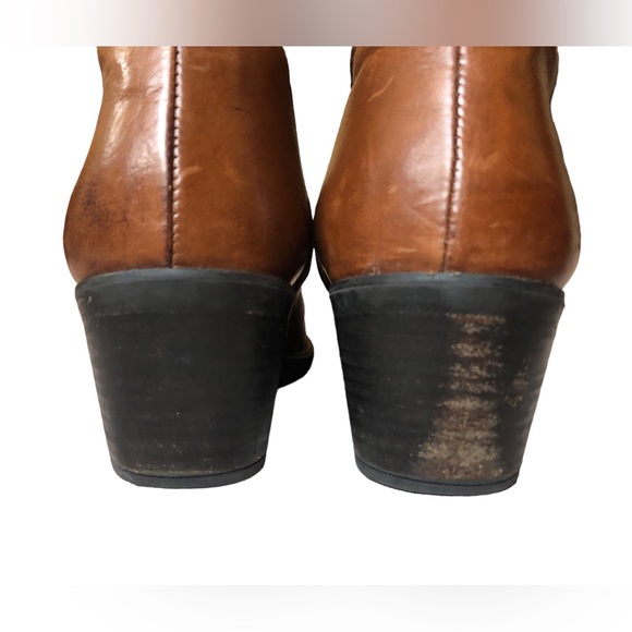 Clarks Maymie Stellar Women 7.5M Brown Leather‎ Tall Heeled Riding Boots - Picture 16 of 16